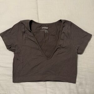 Garage Mauve Crop Top